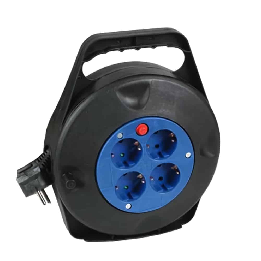 Alargue 10M De Carrete 4 Tomas Schuko Portable