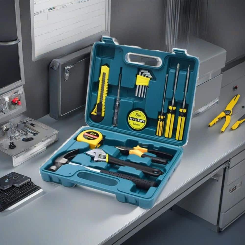 Valija Kit Caja de herramientas de 16 Piezas Básico Esencial
