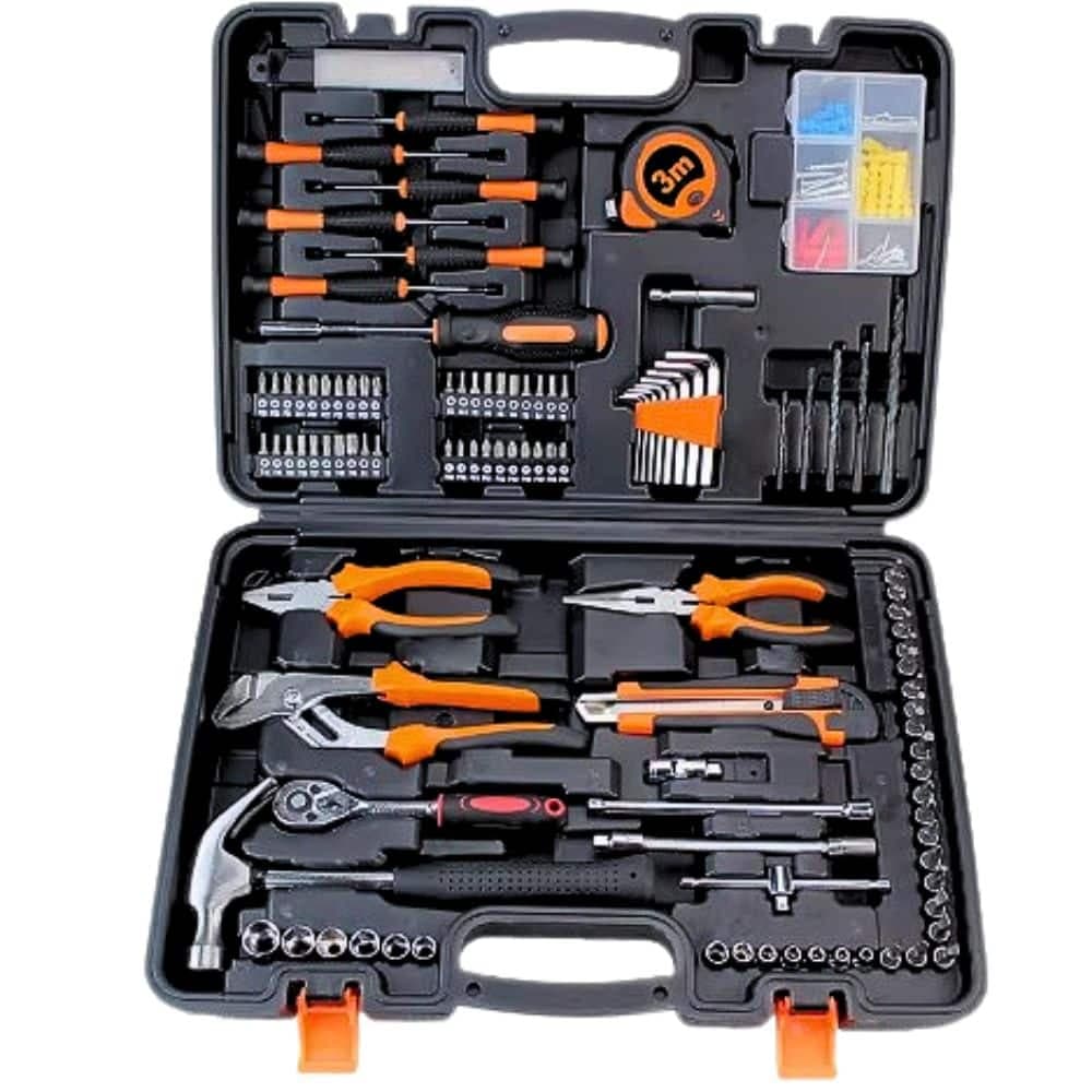 Kit Set De Herramientas 109pcs Llaves Dados Martillo Pinzas