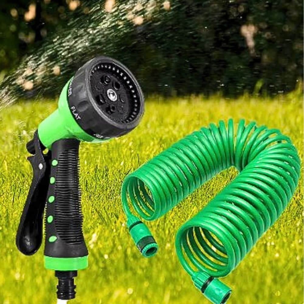 Manguera De Tubo Extensible 30m + Pistola De Riego