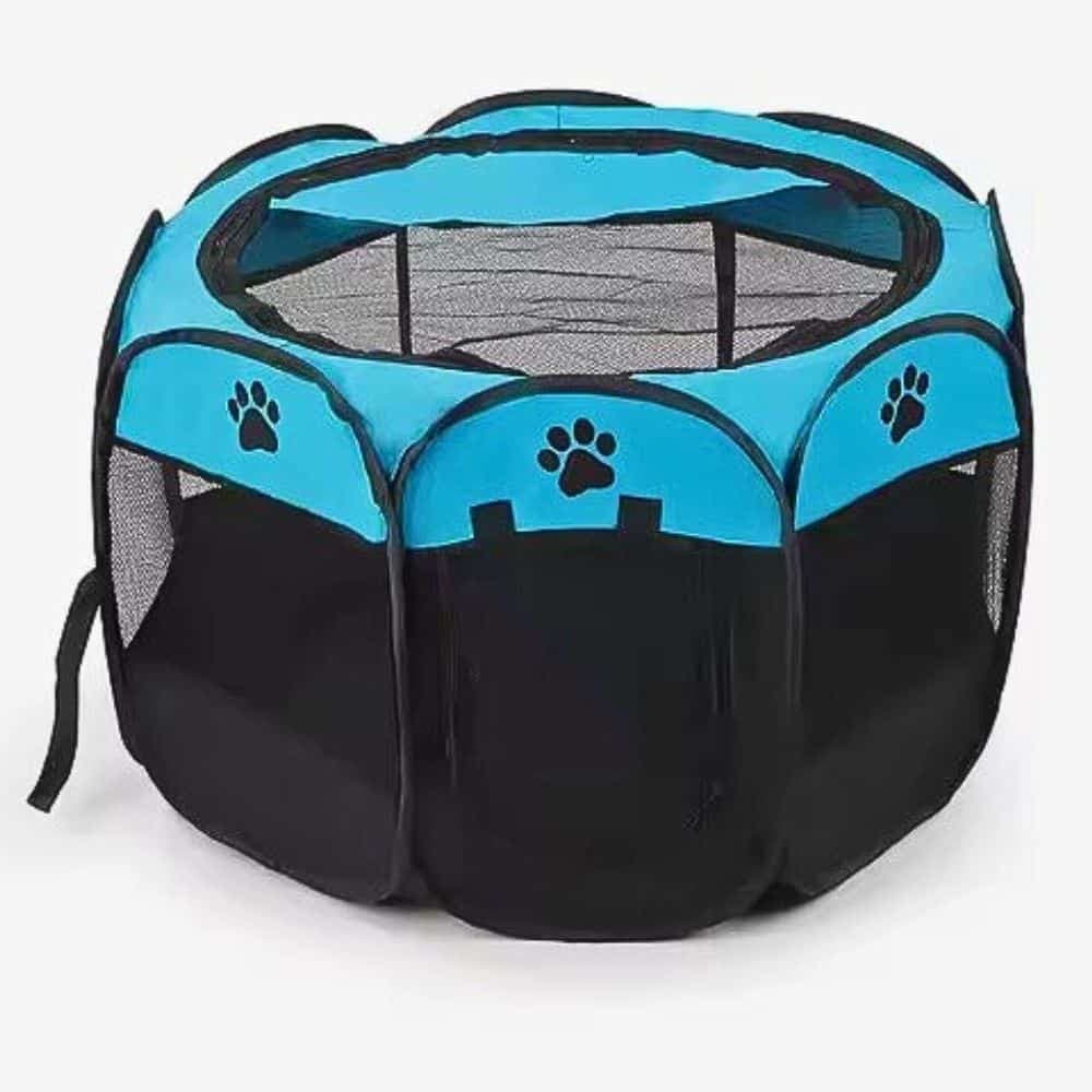 Jaula Corral Cerco Plegable Multifuncional Para Mascota 114cm