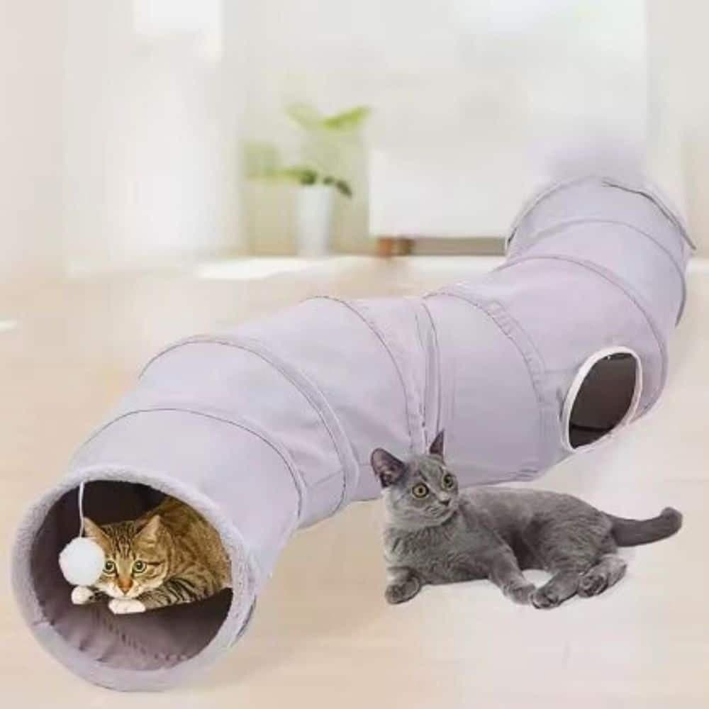 Túnel Plegable Para Gatos Juguete Para Gato Túnel Forma De S