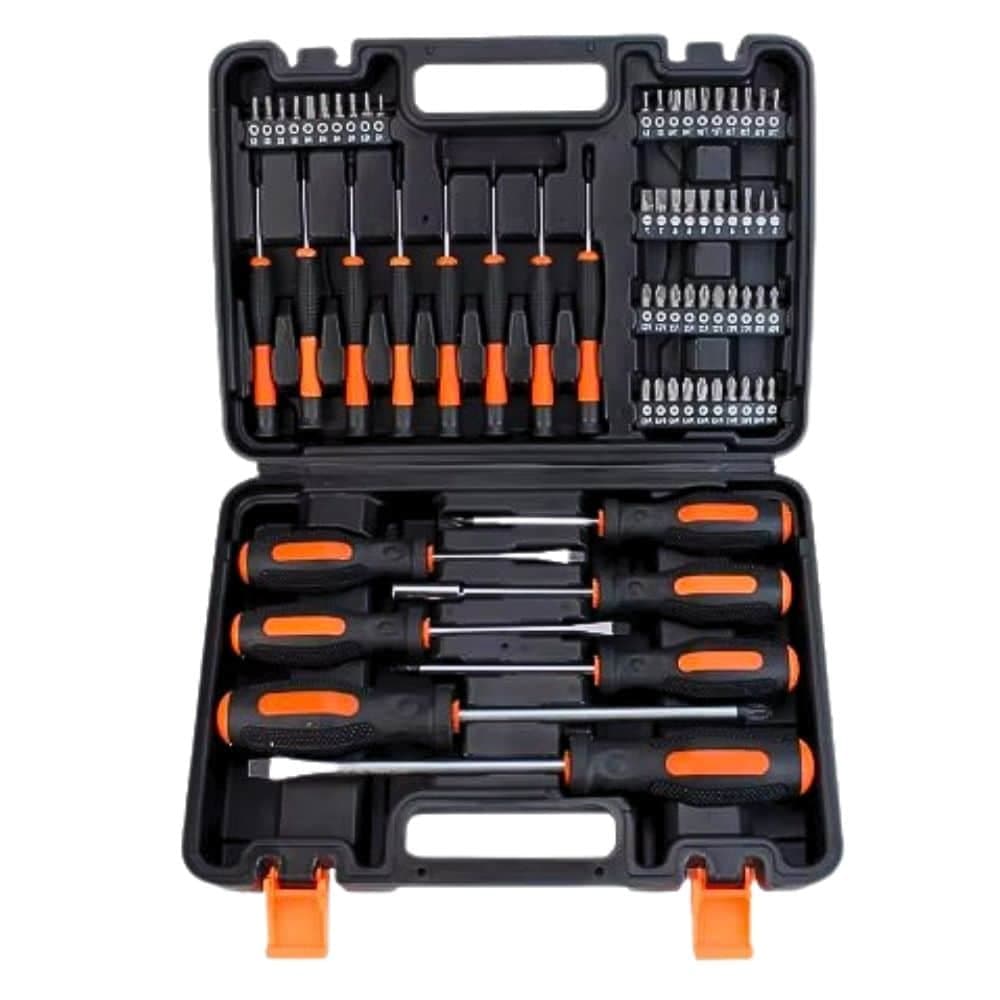 Juego De 66 Piezas Destornilladores Y Punta Estucuche Rigido