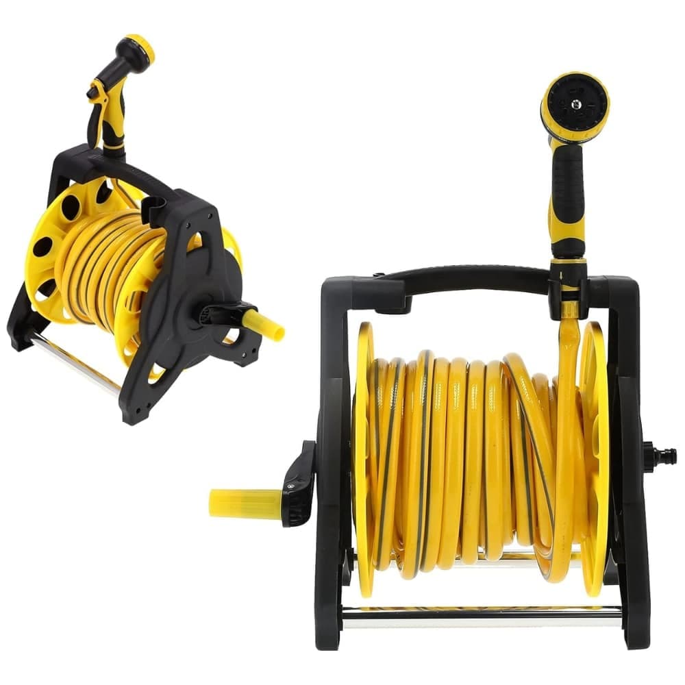 Manguera de 20Mts Retractil Con Soporte