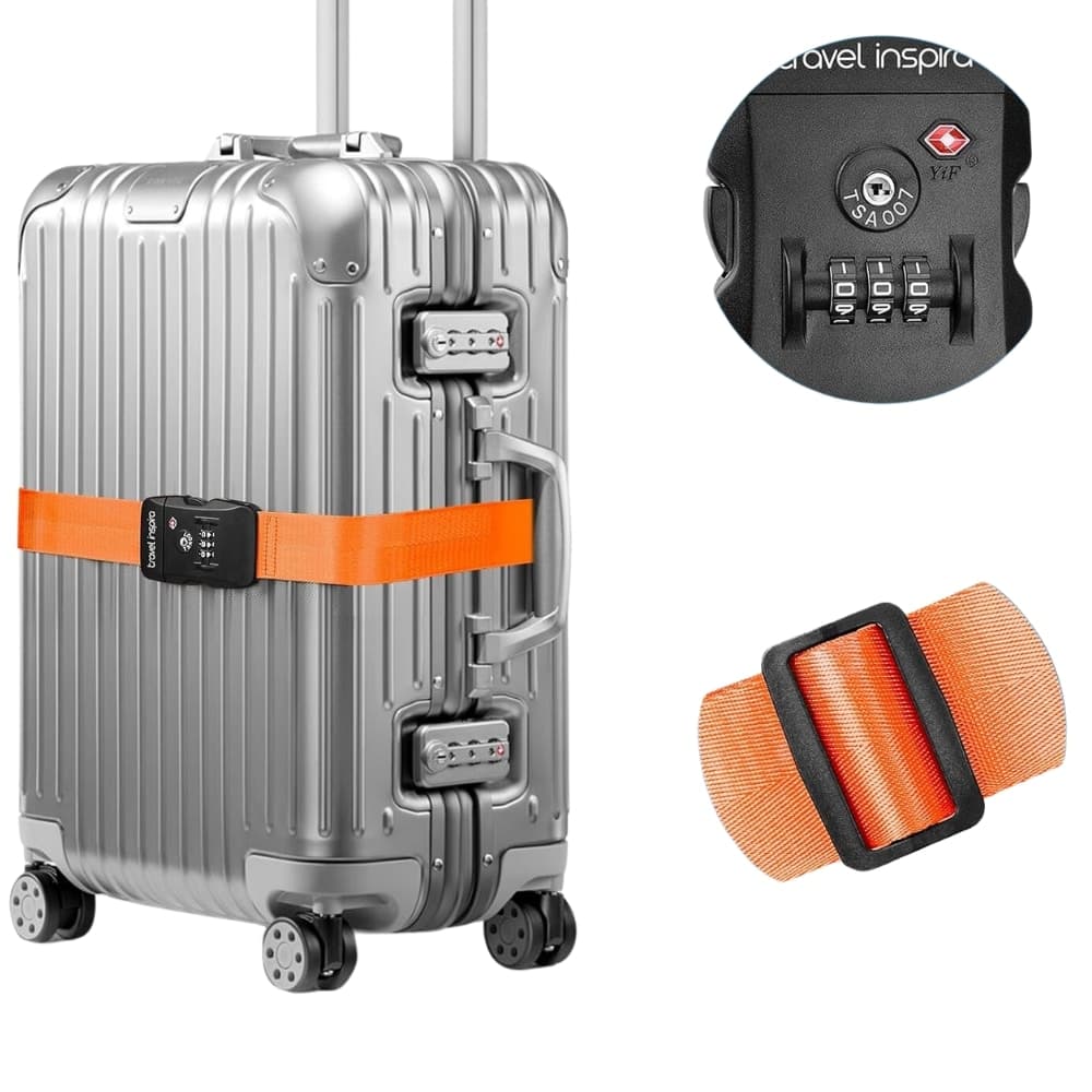 Linga Correa De Seguridad Identificadora Con Clave Para Valija