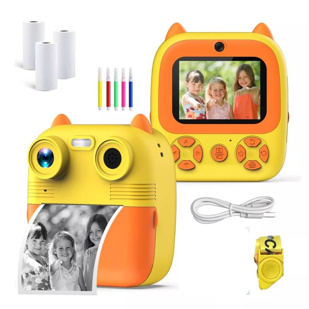 Camara De Impresion Instantanea Digital Para Niños Con Impresora Termica