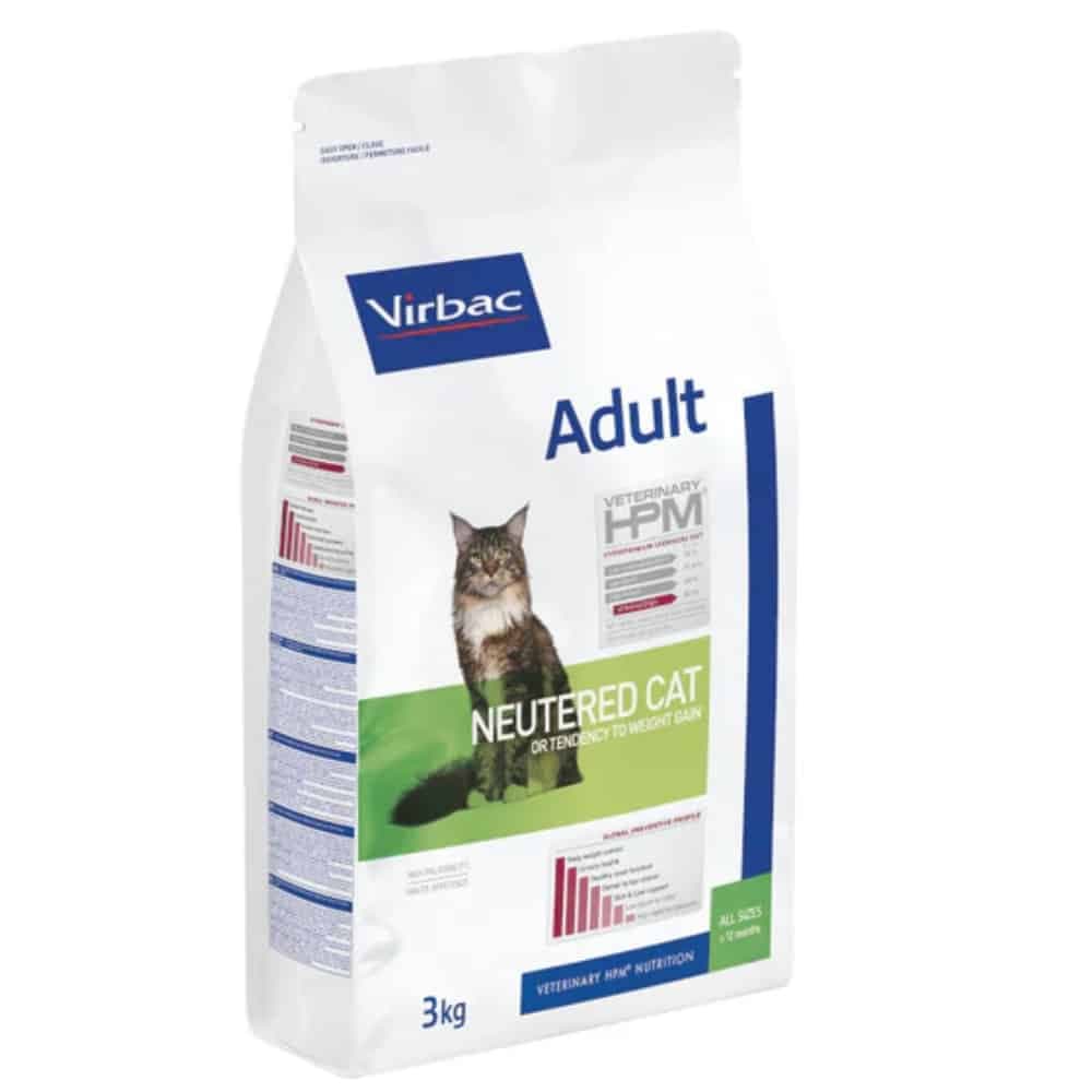Alimento HPM Virbac Gato Adulto Castrado 3Kg