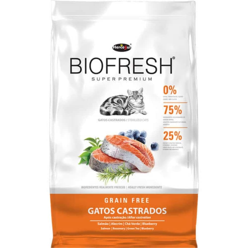 Alimento BIOFRESH Gatos Castrados Salmon 7.5 Kg