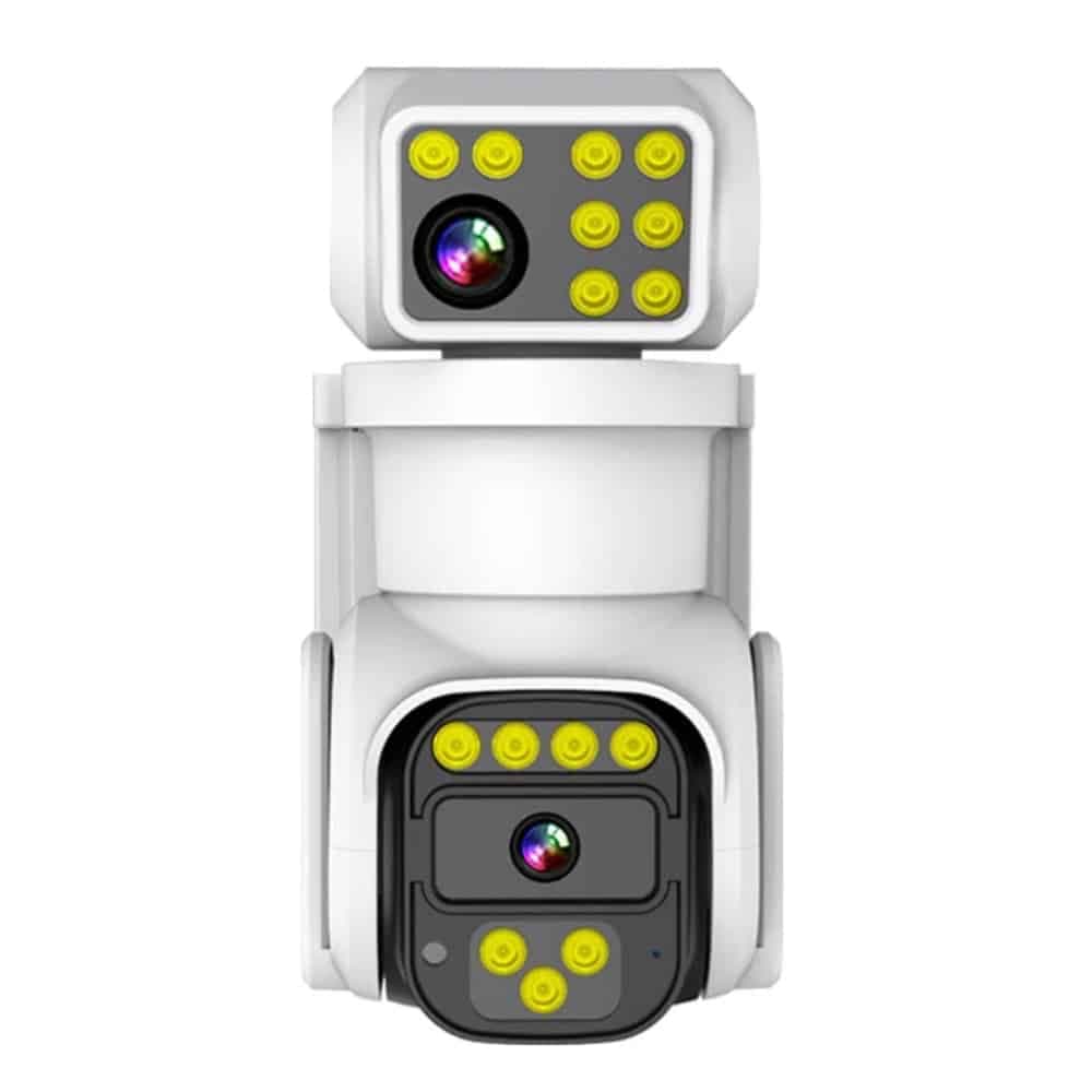Camara Exterior Doble Robotica 3MP Wifi Con App