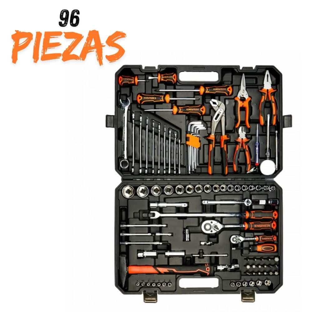 Kit Set Herramientas 96 Piezas Combinadas Caja Completa