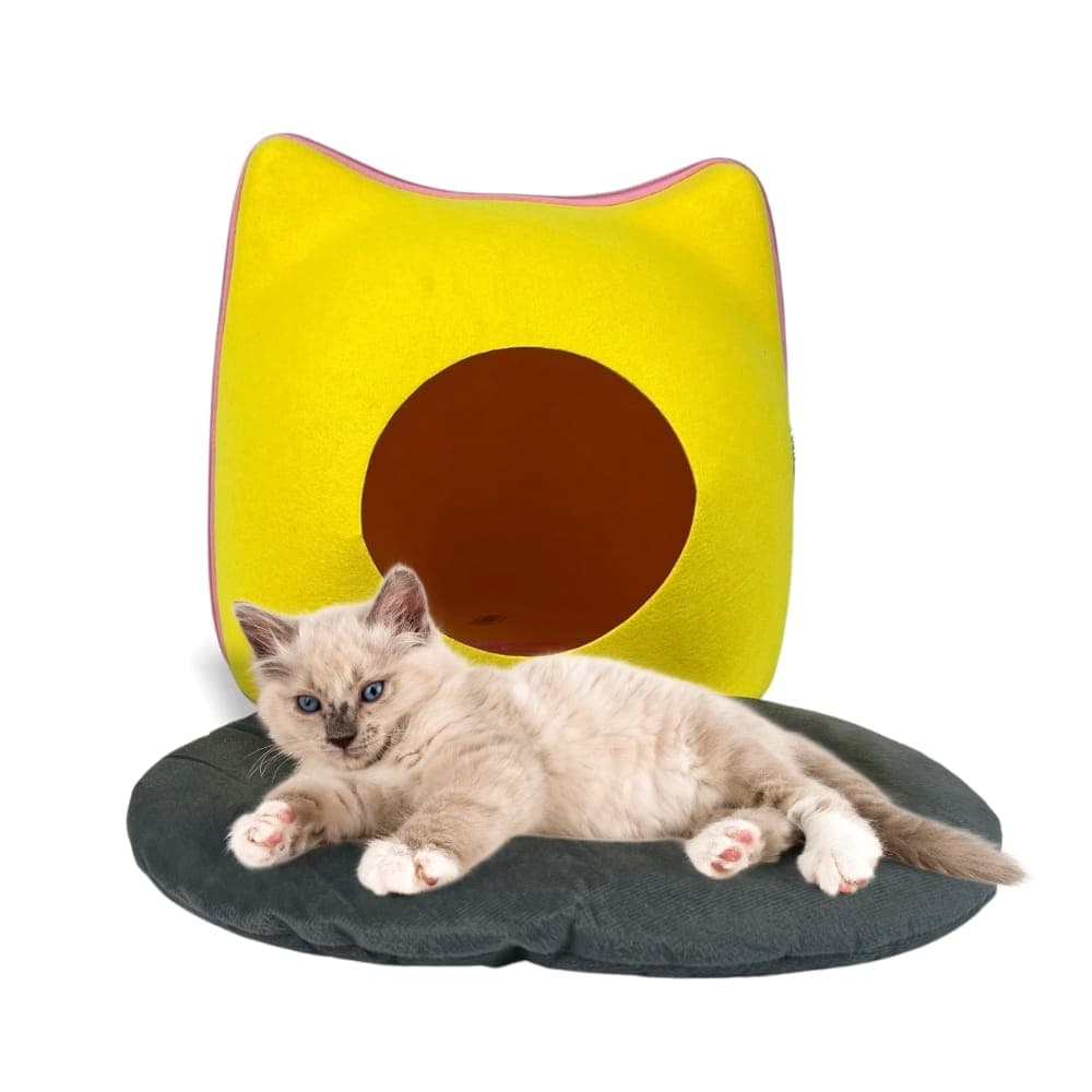 Cama de Felpa Cerrada Gatos Comoda 41cm