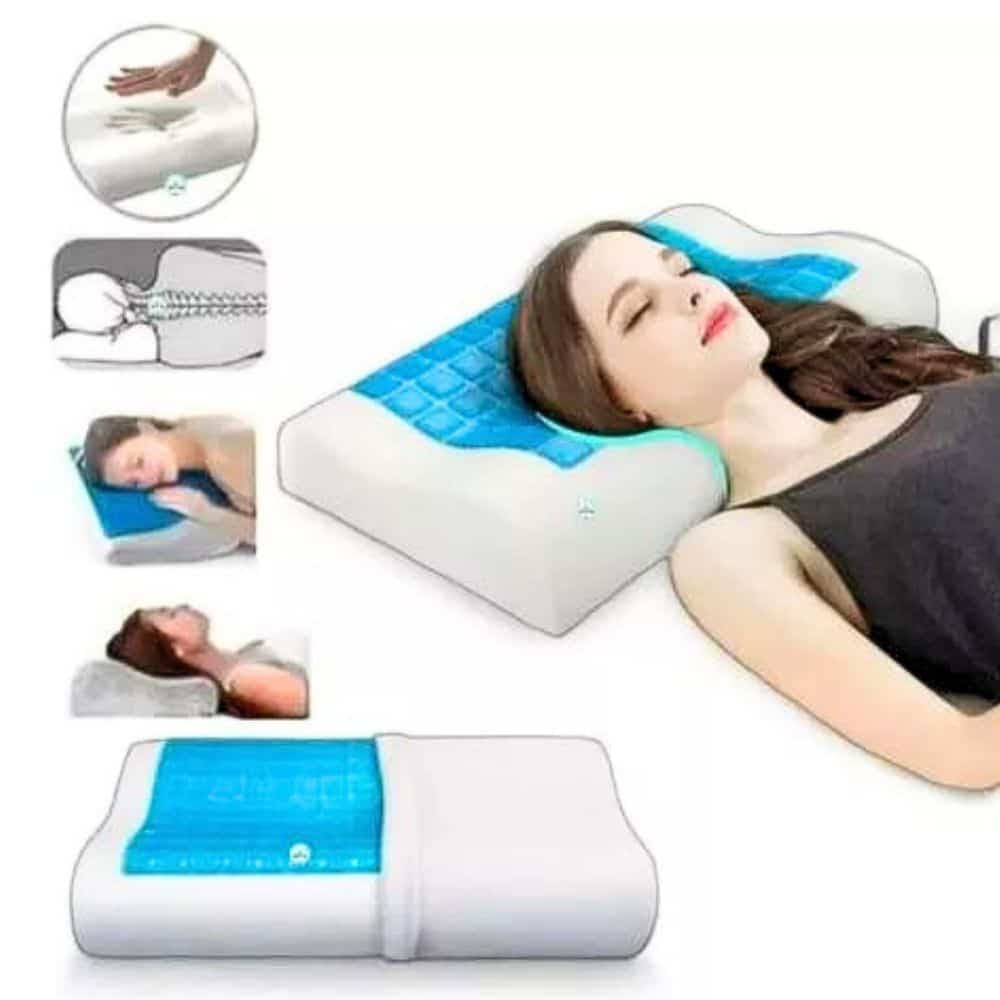 Almohada viscoelástica con gel anatómica 60CM