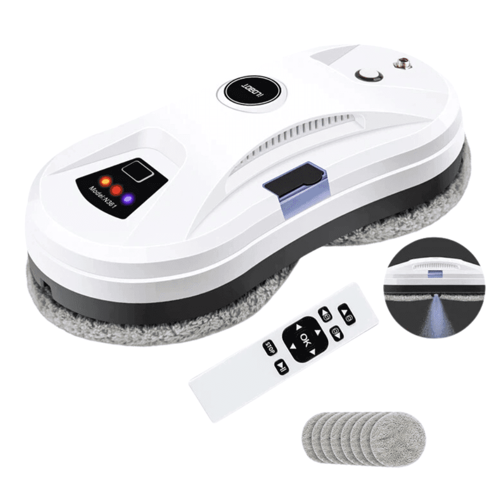 Robot Limpia Vidrios Ventanas Trapeador Limpiador Automatico con Control Remoto