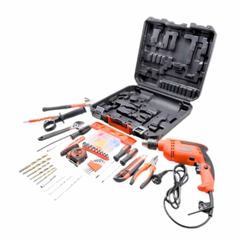 Set De Herramientas Eléctricas Manuales Valija De 51 Piezas