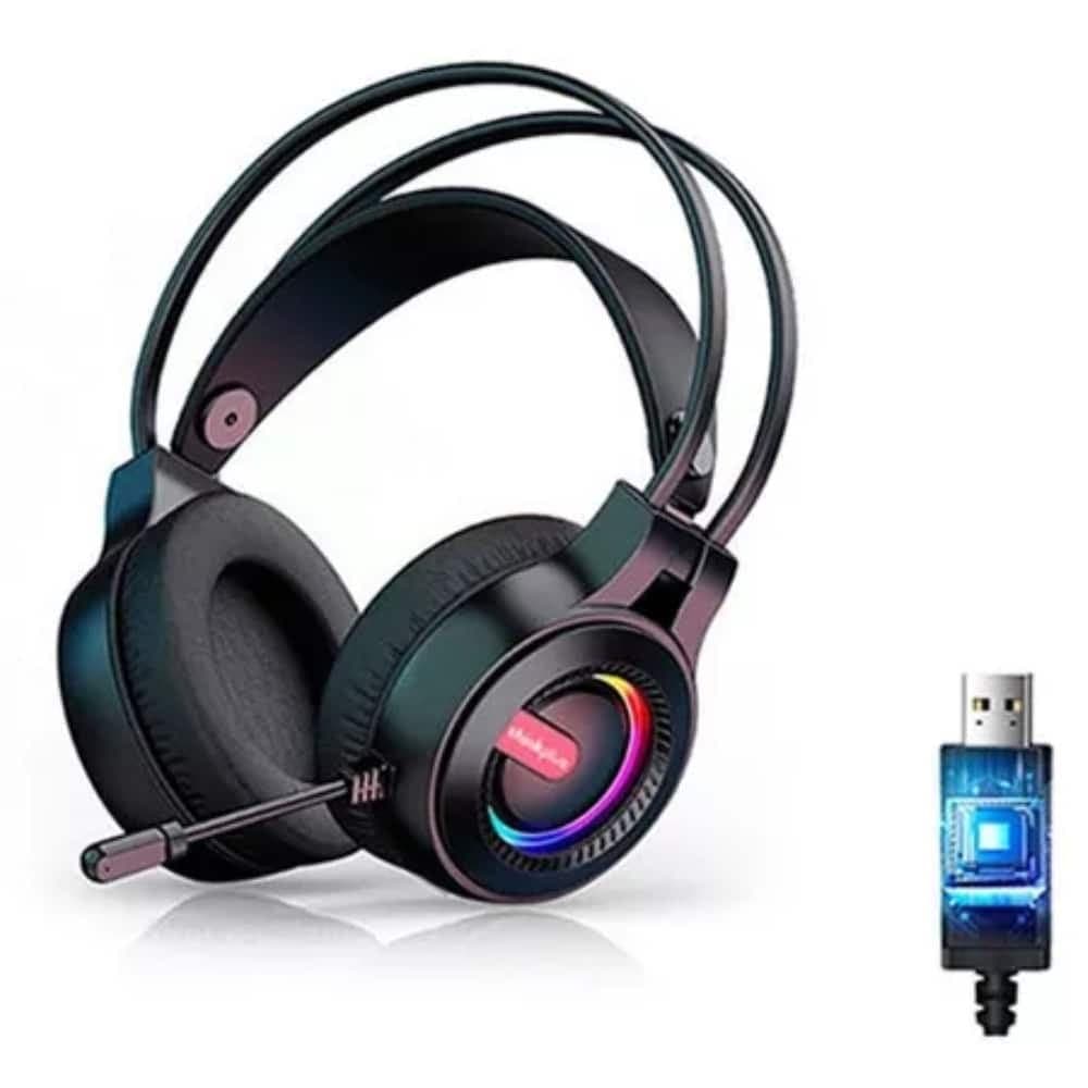 Auriculares Gamer Con Luces RGB y Microfono
