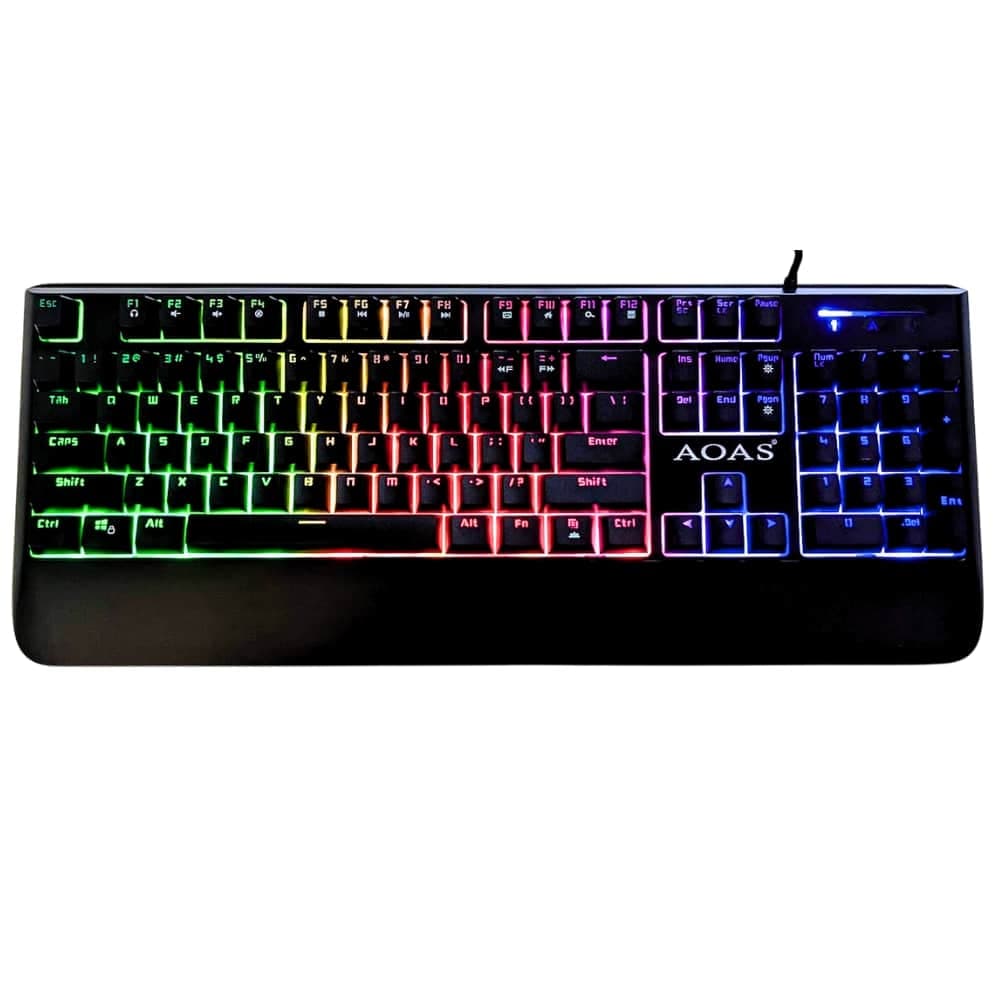 Teclado Mecanico Gamer Retroiluminado RGB En Español QWERTY