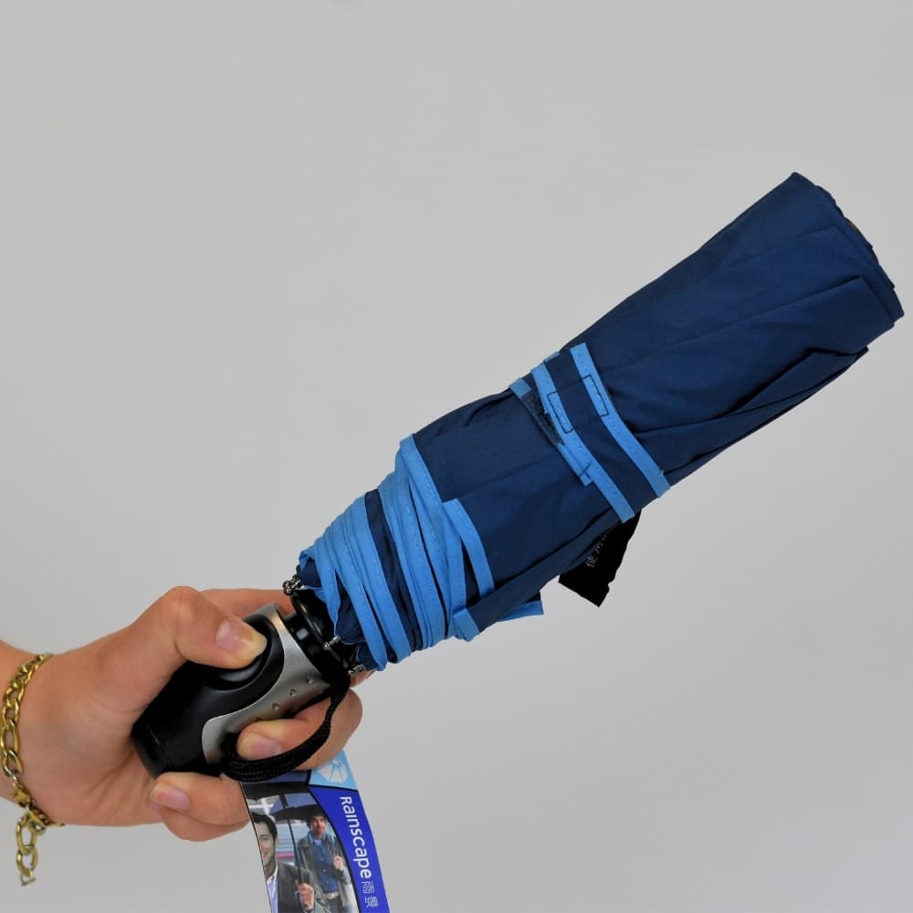 Paraguas Plegable de Mochila Reforzado Apertura Automatica