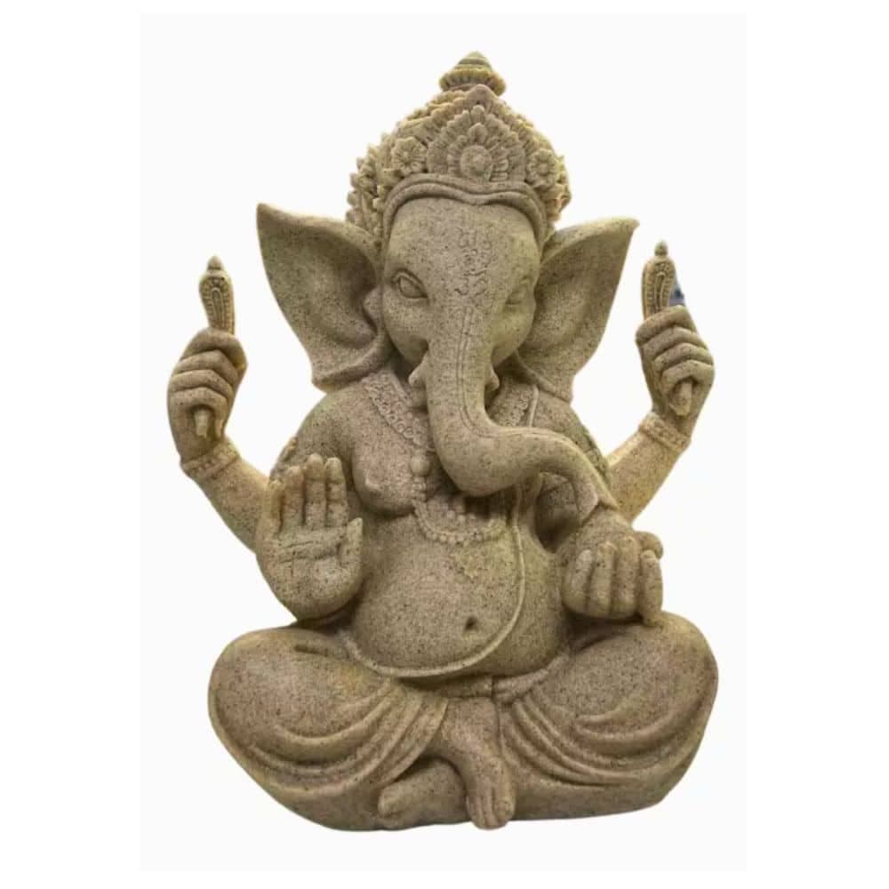 Adorno Ganesha Elefante Abundancia Decoracion Atraccion 21cm