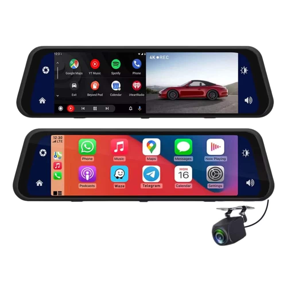 Espejo Retrovisor Multimedia 9 PULG Con Carplay