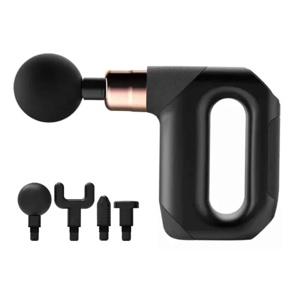 Pistola Masajeadora Fascia Inalambrica 4 Cabezales