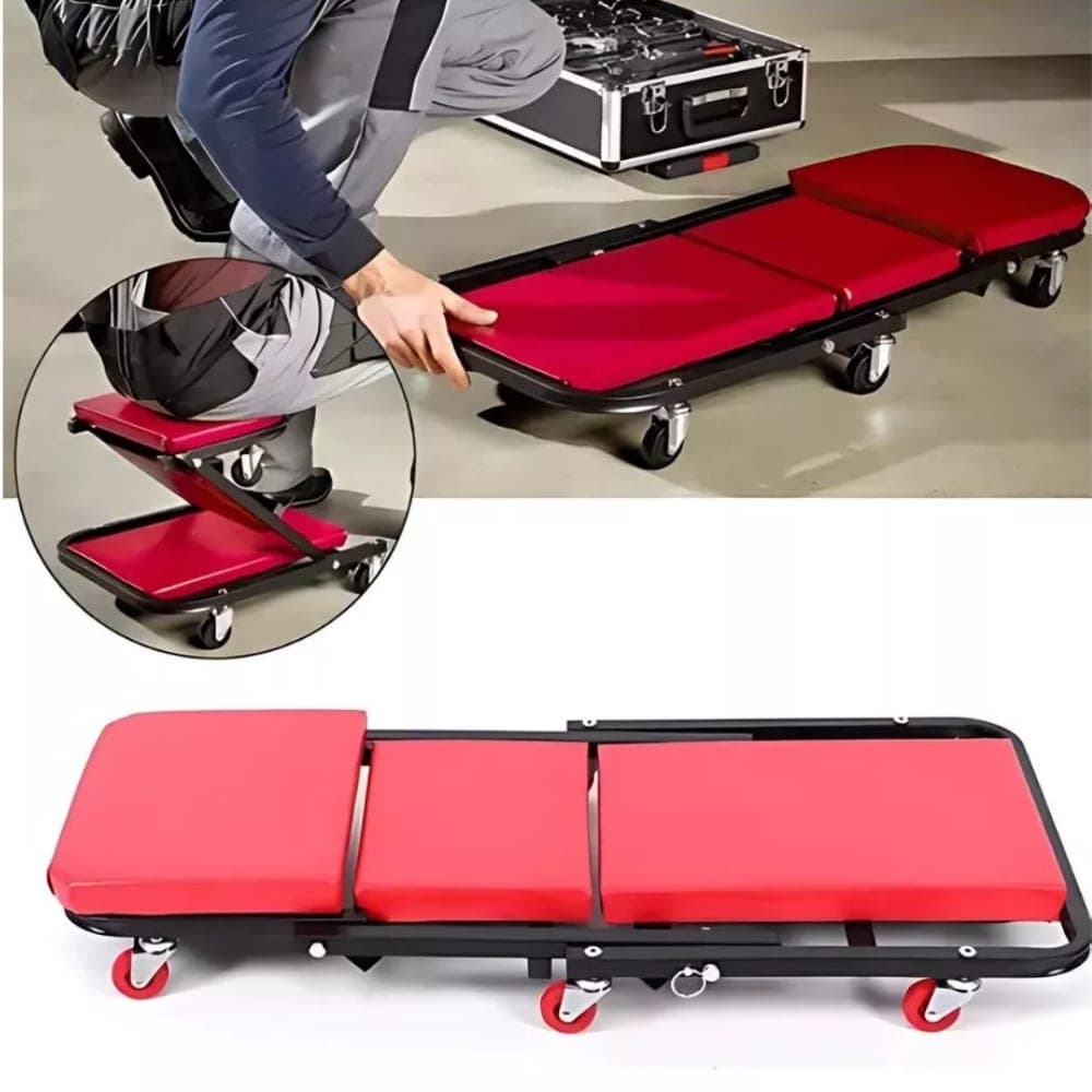 Banco Camilla Para Taller Mecanico Multiuso 2 en 1