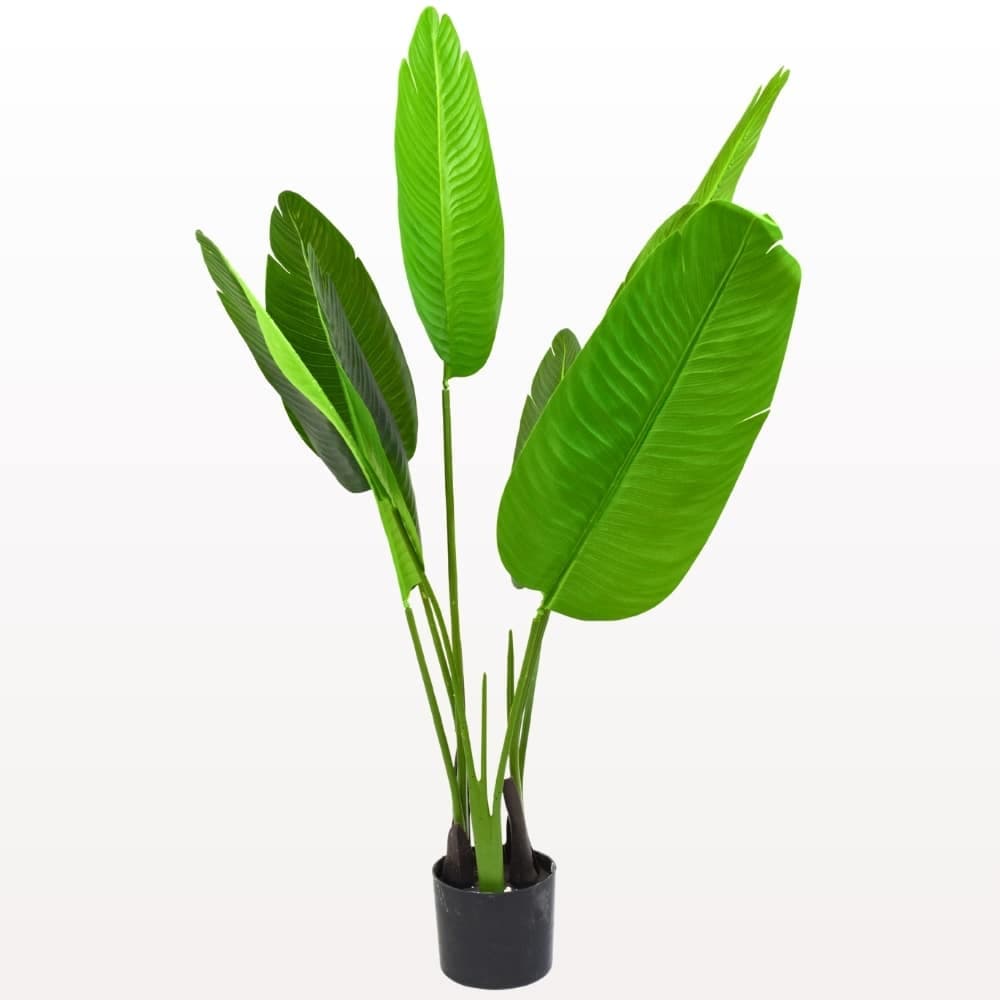 Planta Artificial Strelitzia Hoja Banana 1.2mts