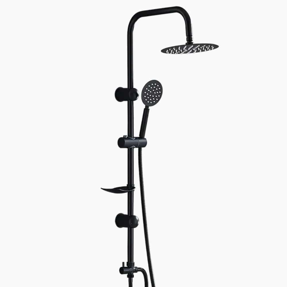 Barra Columna Para Ducha Ac Inox Redonda 90cm