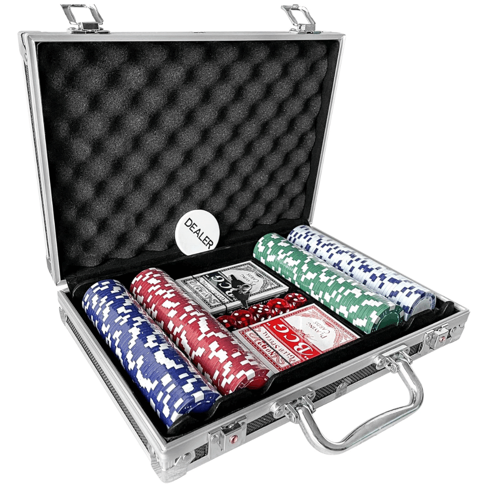 Maletin de Poker con 200 Fichas