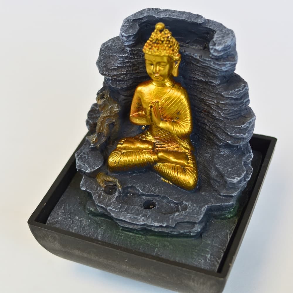 Fuente de Agua Meditacion Zen Con Buda