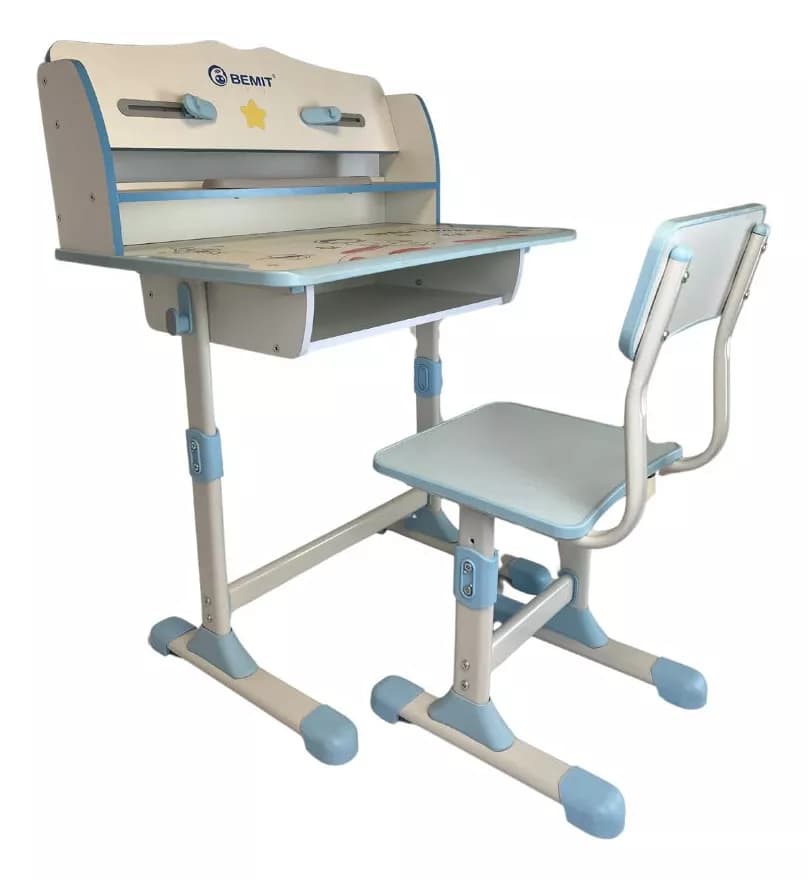 Escritorio Infantil Con Silla Para Niños Regulable
