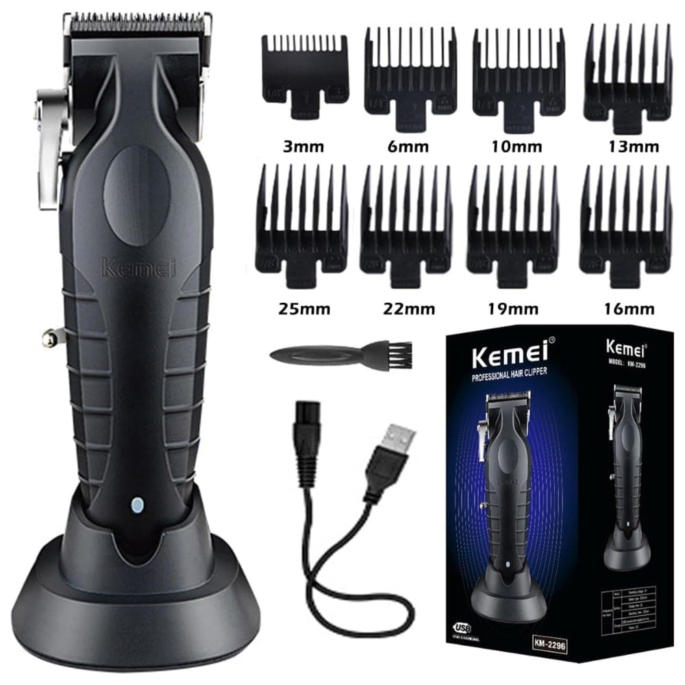 Cortapelo y Barba Profesional KM-2296 Con Peines