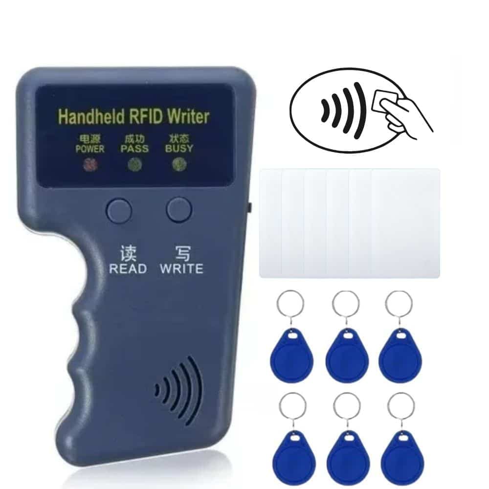 Clonador Copiador Rfid Lector Incluye 6 Tag 6 Tarjetas