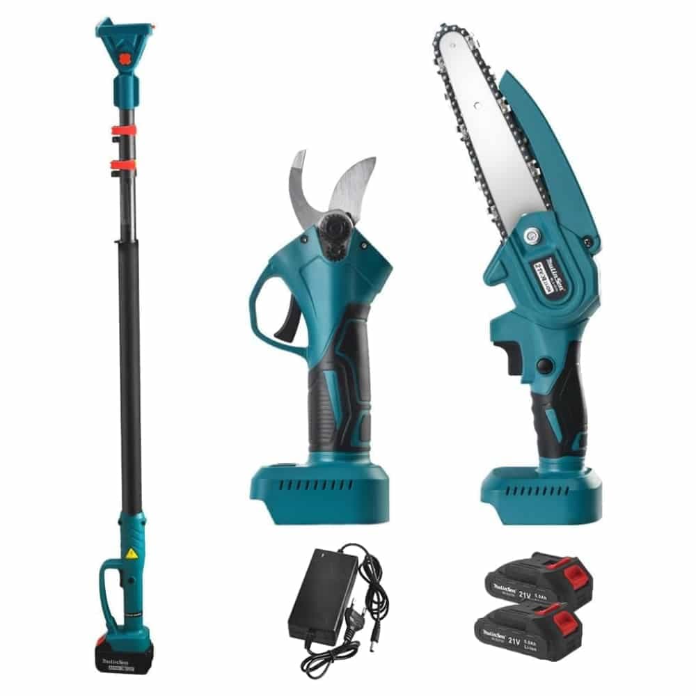 Set de Poda Electrico 2 en 1 Telescopico