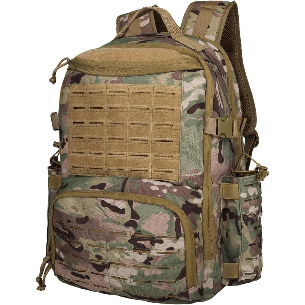 Mochila Táctica Militar 45L Resistente Impermeable Con Múltiples Bolsillos Sistema Molle Para Camping Senderismo Viajes Y Uso Diario