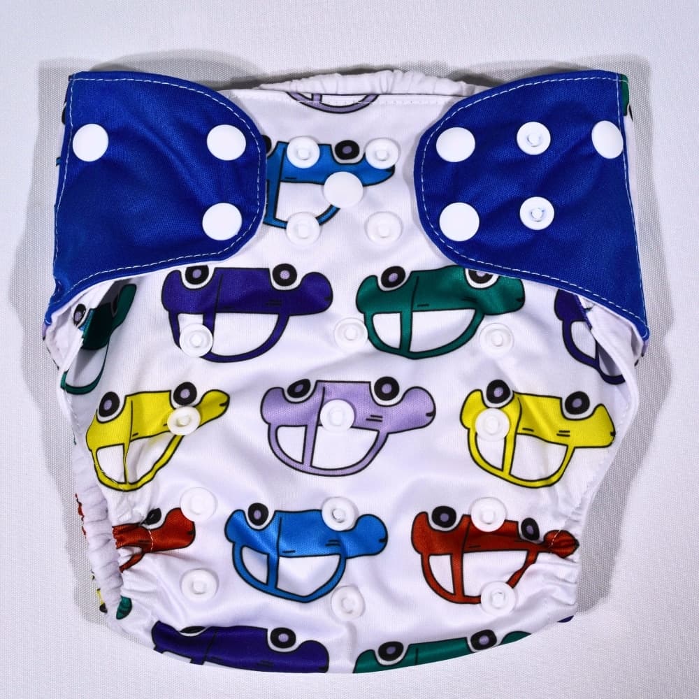 Pack x9 Pañales Reutilizables Ecologicos De Tela 0-3 años