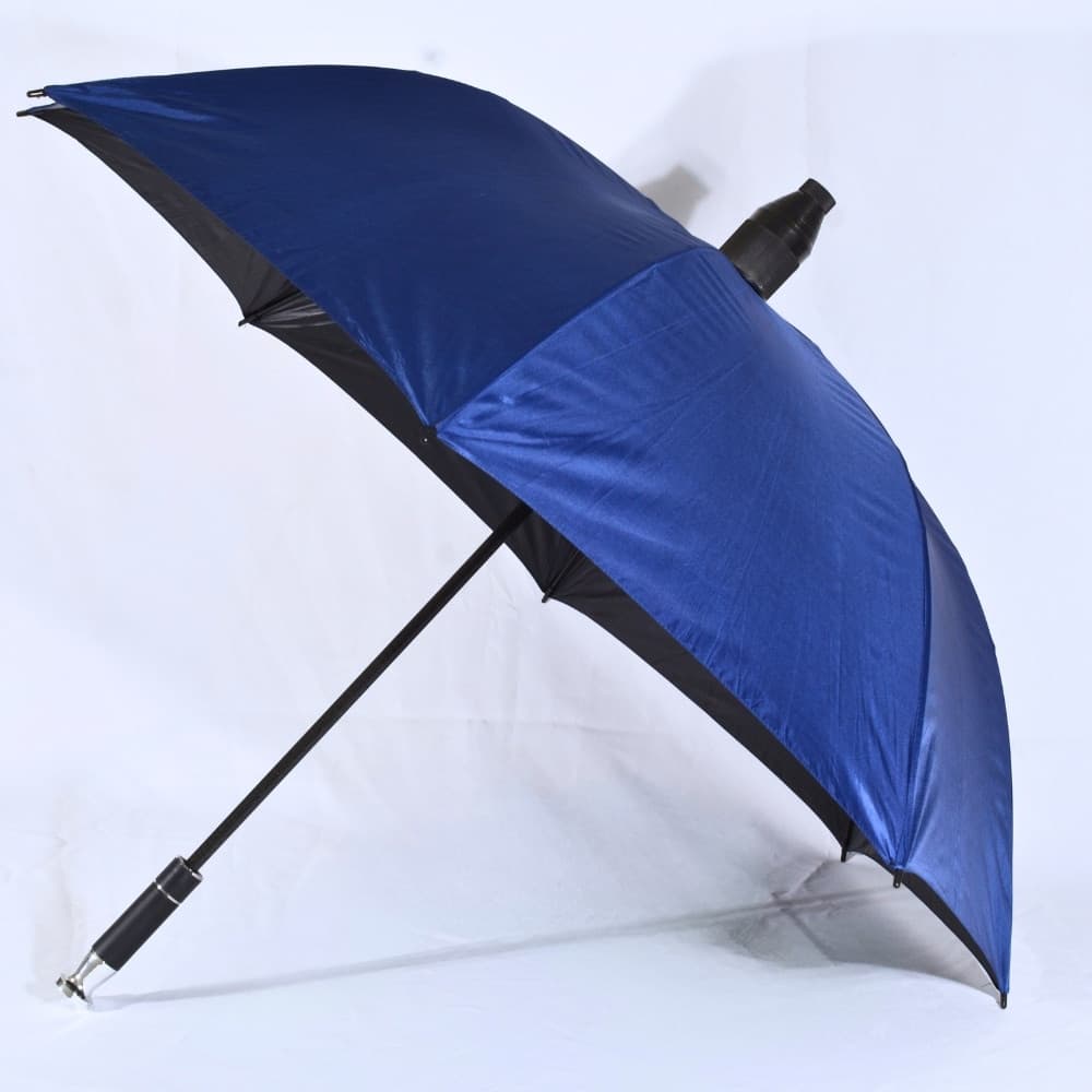 Paraguas Reforzado Grande Diametro 120Cm Con Estuche Plastico - Azul