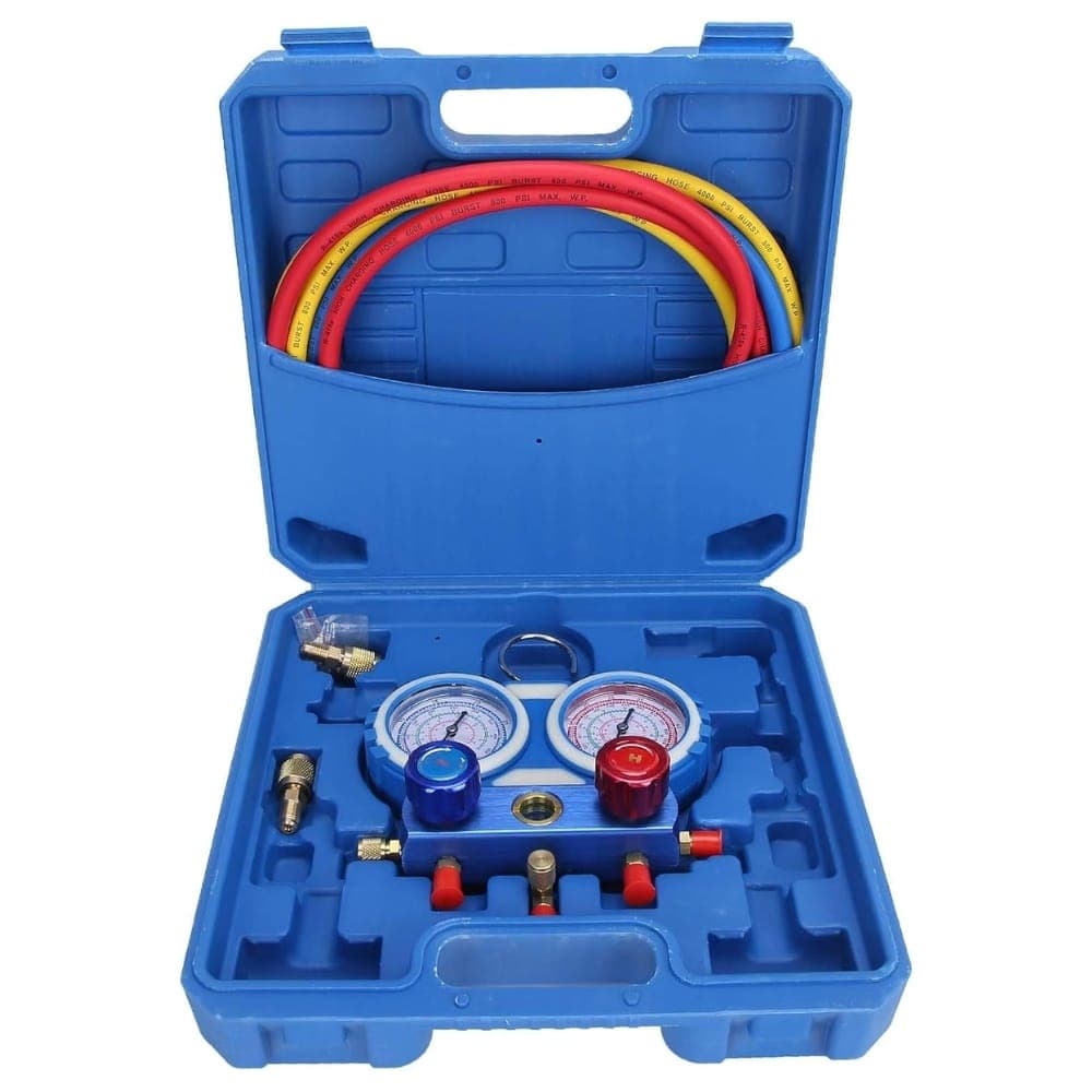 Juego de Manometros Para Refrigeracion AC