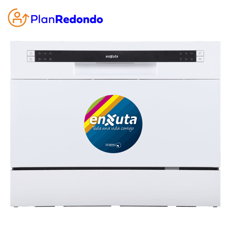 Lavavajillas Enxuta Lvenxp96w Con 6 Programas Y Display Led