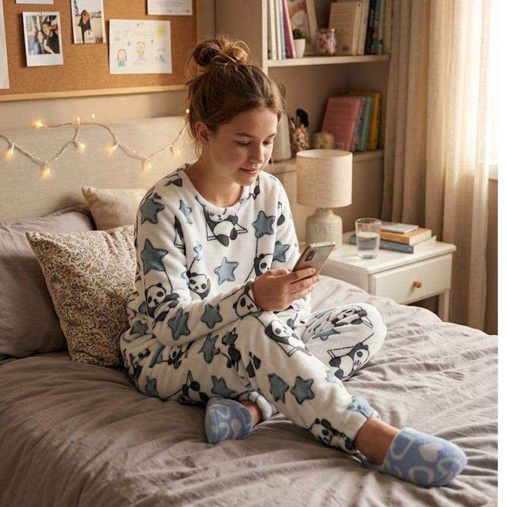 Pijama De Adulto Para Invierno Con Estilo Y Confort