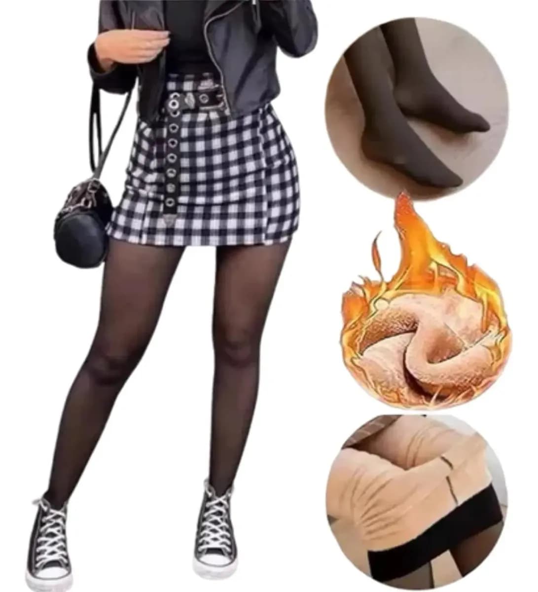 Media Can Can Térmica De Dama Invierno Calidad Superior Confortable Suave