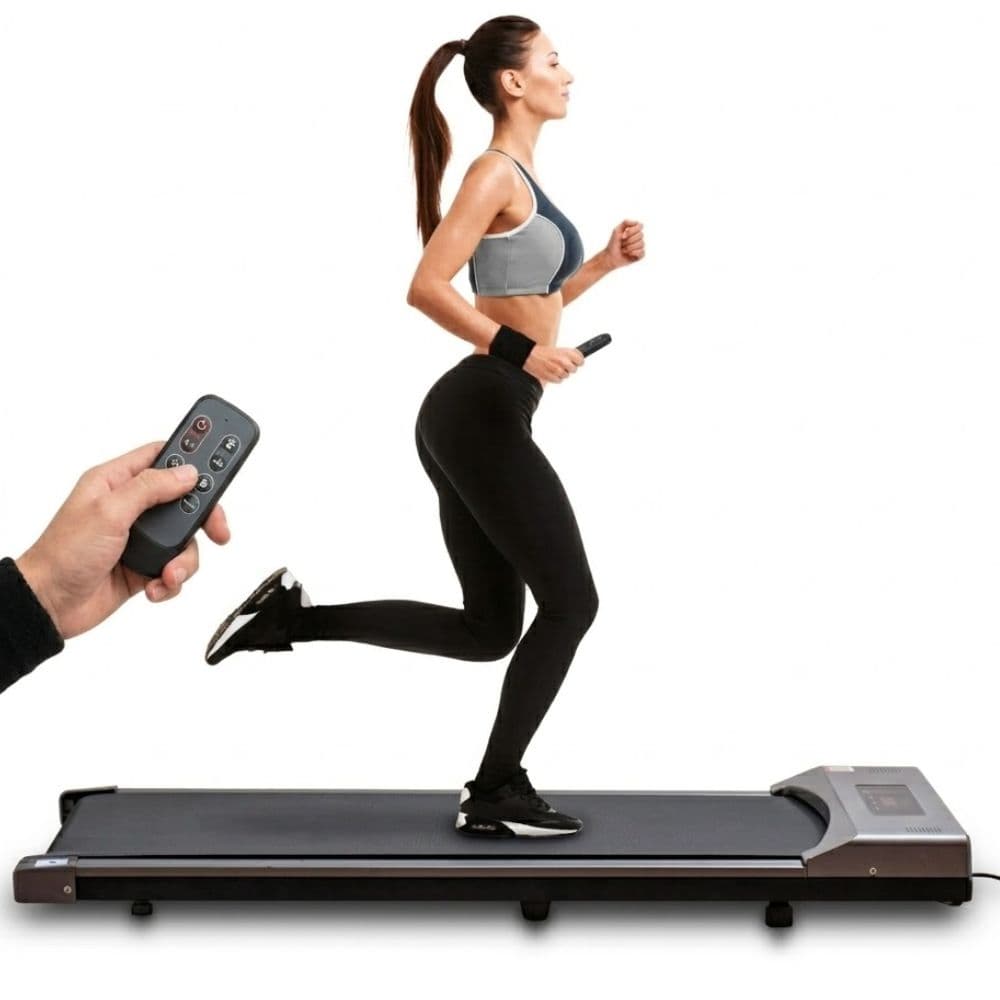 Cinta Caminadora Eléctrica Portátil Plegable Ideal Para Ejercicio Hogar Silenciosa Y Compacta Con Control Remoto