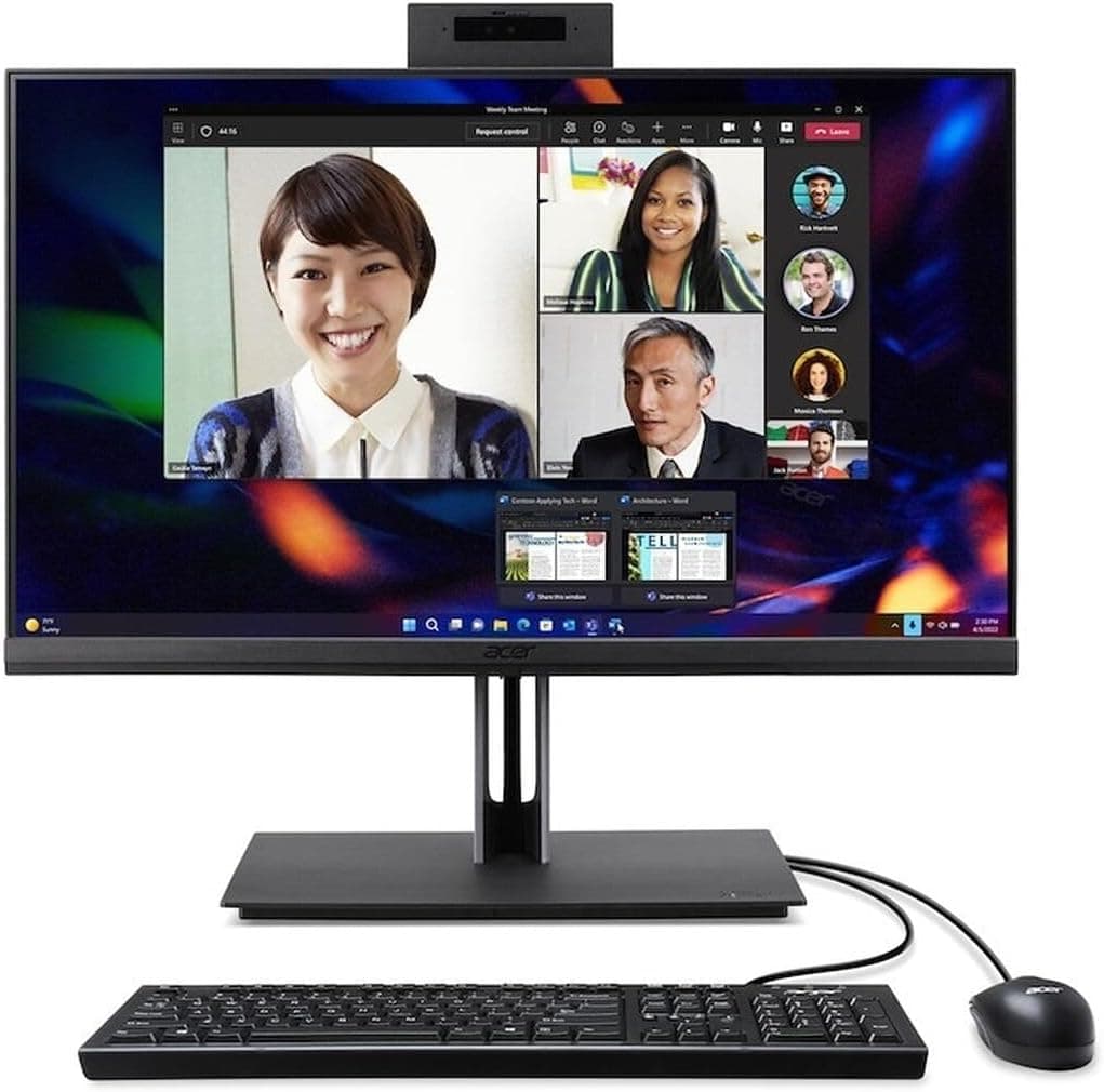 All In One Acer Intel I3 Memoria Ram 8gb Disco Ssd 512gb Windows 11 Pro Ideal Para Oficinas Consultorios Incluye Camara y Microfono