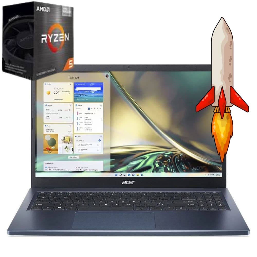 Notebook Acer Ryzen 5 7520U Memoria Ram 8gb Disco duro SSD 512gb Pantalla 15,6 Windows 11h
