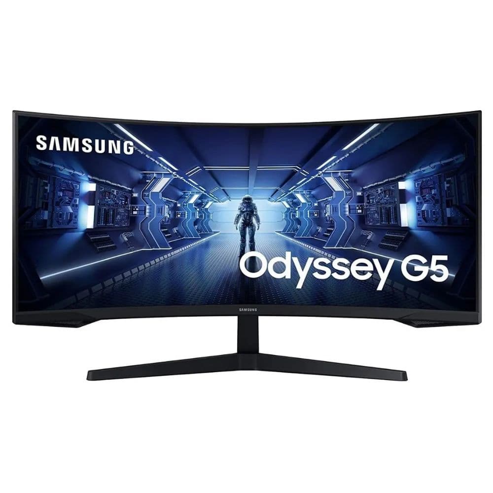 Monitor Samsung Odyssey G5 34 Pulgadas Curvo VA 2kUW 165Hz Gaming 3 Años de Garantia