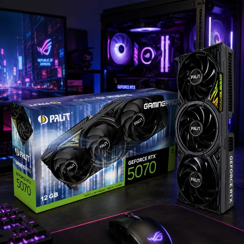 Tarjeta Video Palit Geforce Rtx 5070 Infinity3 12gb D7 2 Años de Garantia