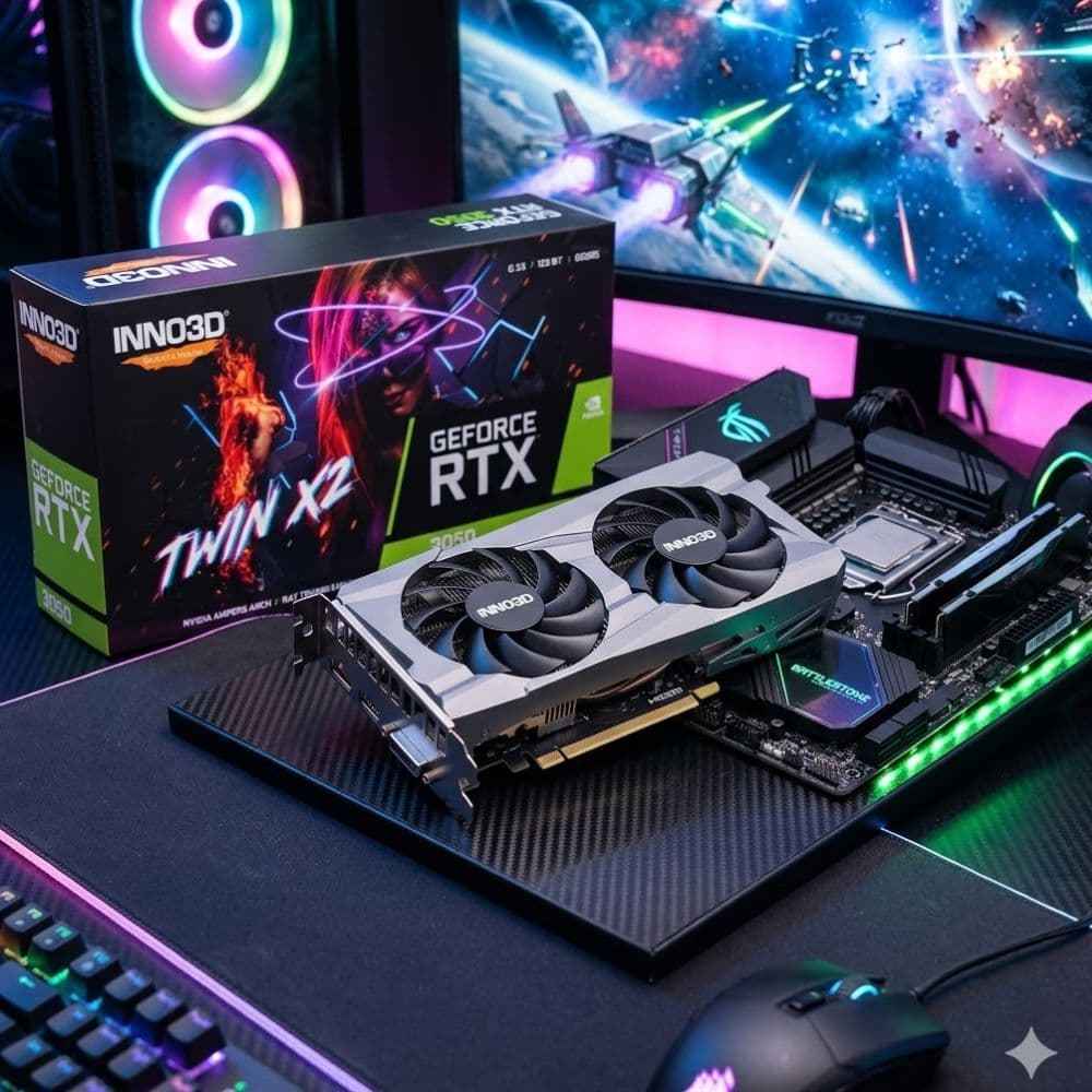 Tarjeta Inno3d Geforce Rtx 3050 8gb Twin X2 Nvidia Garantia 2 Años