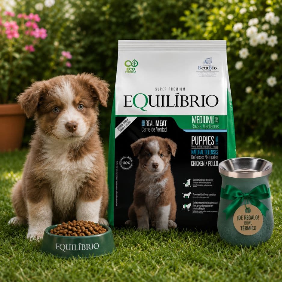 Alimento Para Perro Equilibrio Cachorro All Breeds 15+3kg + Regalo!
