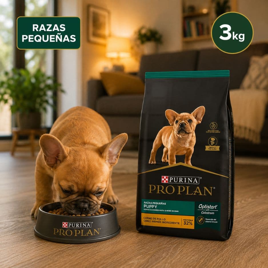 Alimento Para Perro Pro Plan Cachorro Razas Pequeñas 3kg