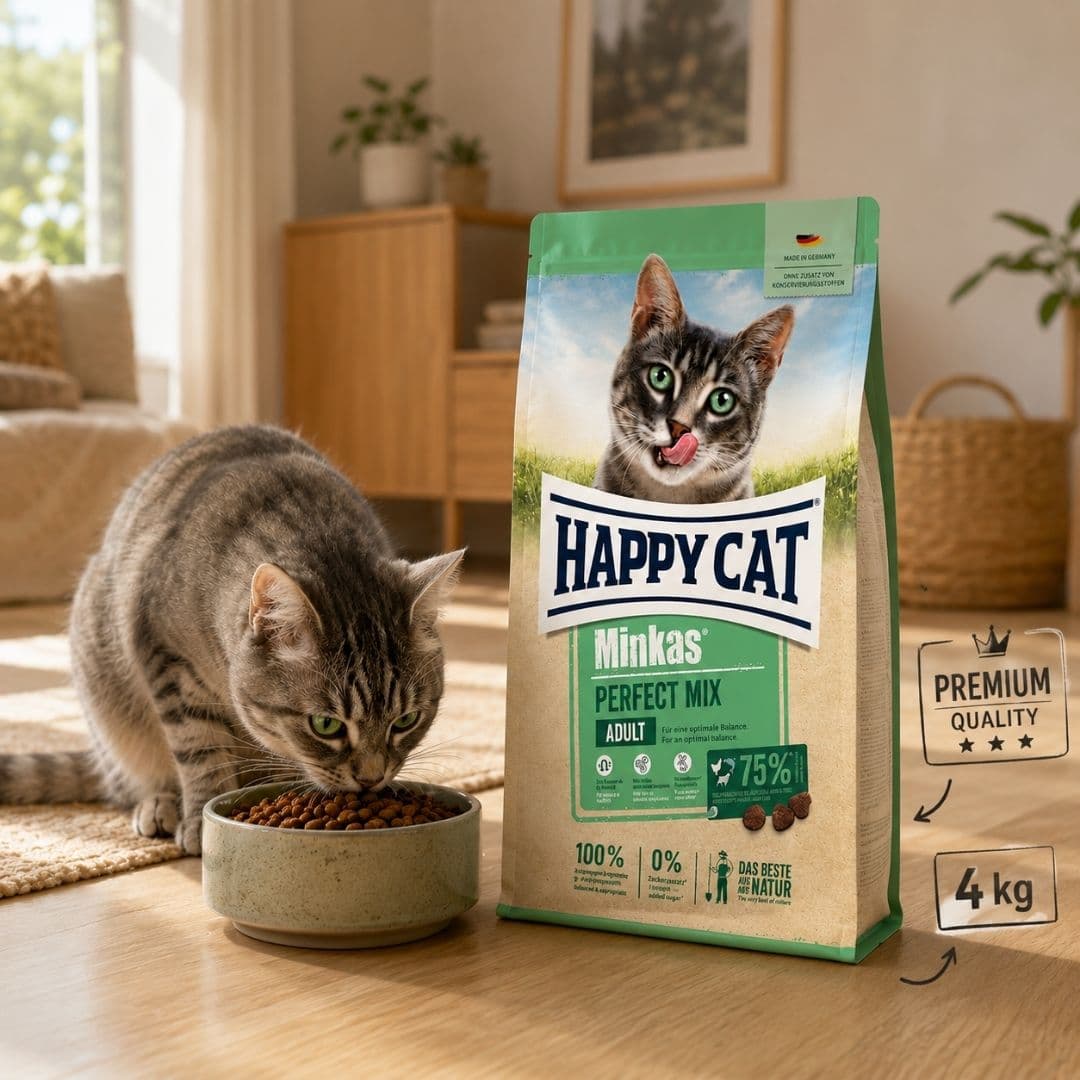 Happy Cat Minkas Perfect Mix Alimento Completo Para Gatos Adultos 4kg