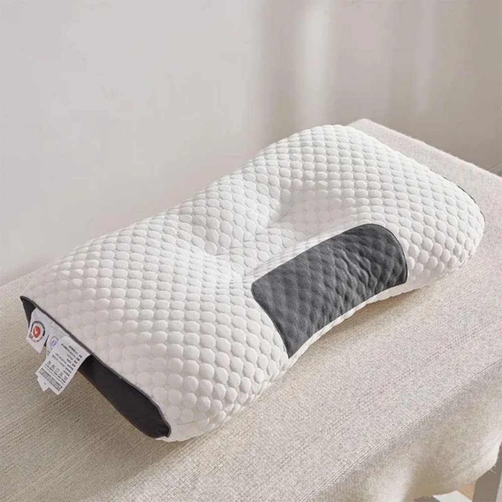 Almohada Cervical Ortopédica Memory Foam Fresca Anti Apnea Lavable
